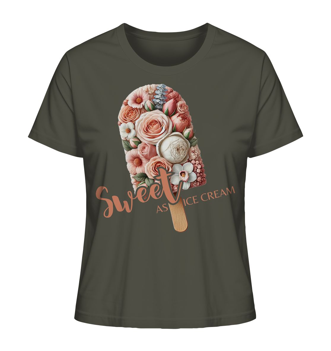 Sweet as Ice Cream - Ladies Organic Shirt