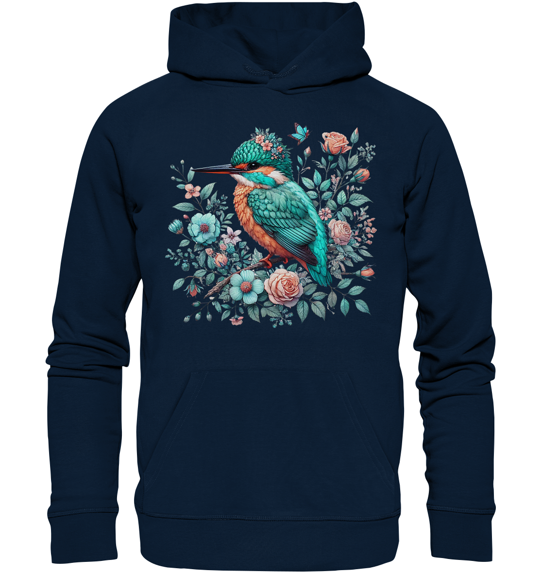 Eddie Eisvogel - Organic Basic Hoodie