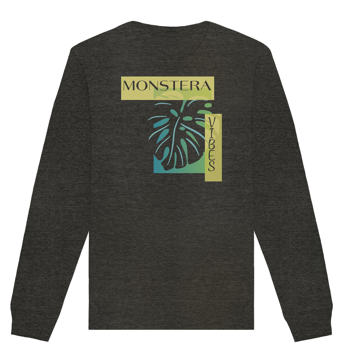 Monstera Vibes - Organic Basic Unisex Sweatshirt