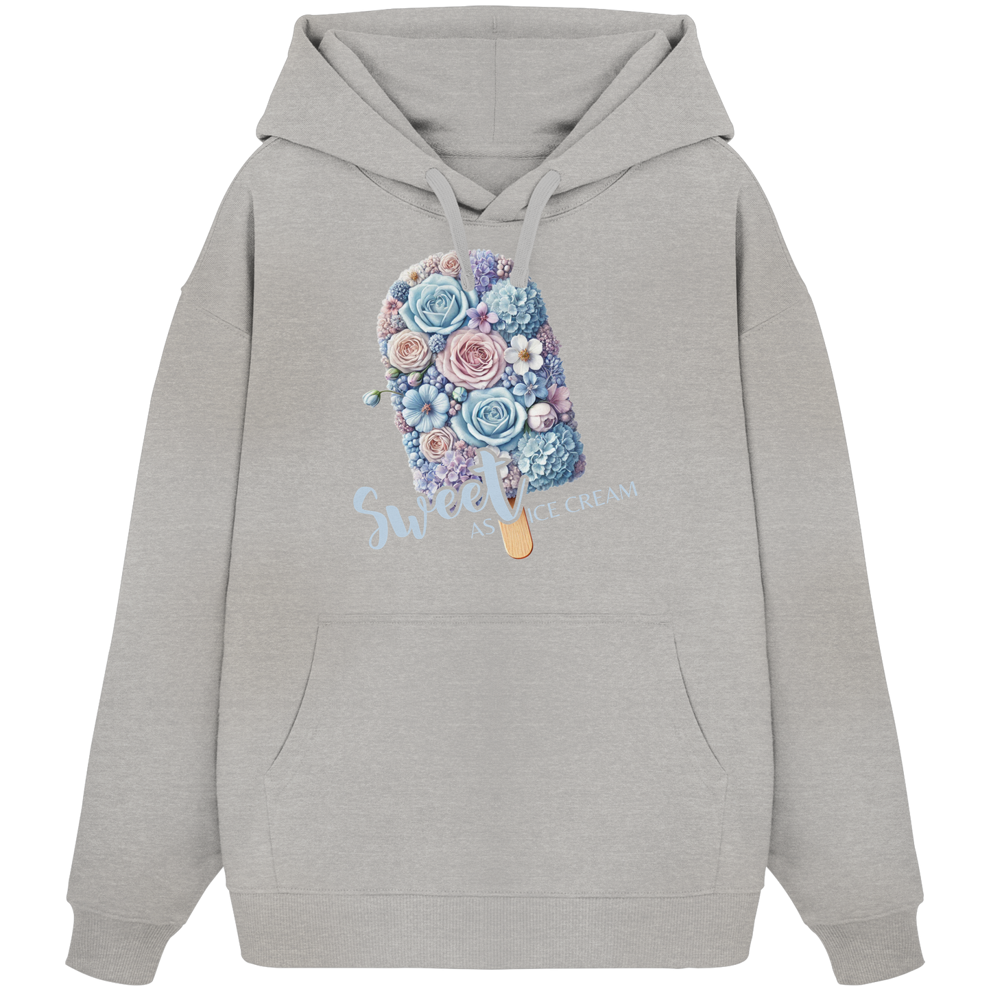 Sweet as Ice Cream - Organic Oversize Hoodie