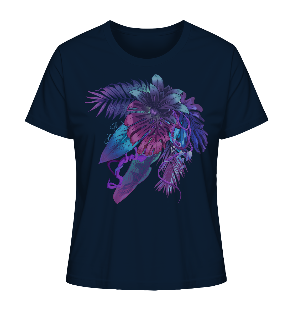 Purple Jungle - Ladies Organic Shirt