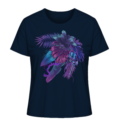 Purple Jungle - Ladies Organic Shirt