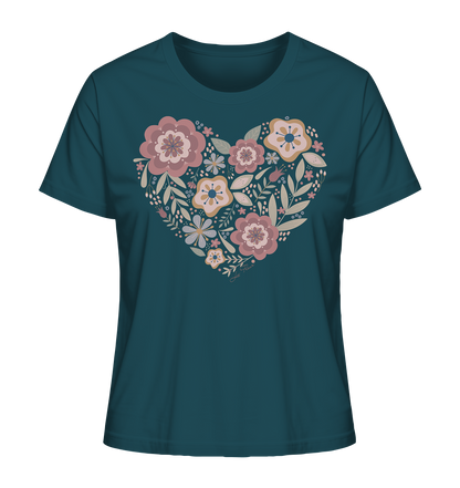 Blooming Heart - Ladies Organic Shirt