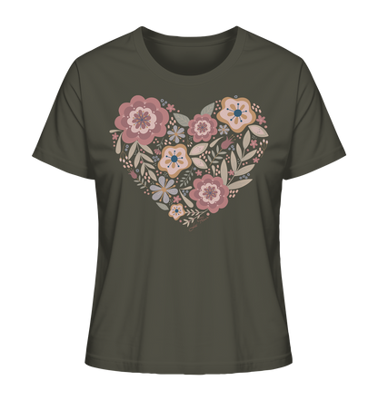 Blooming Heart - Ladies Organic Shirt