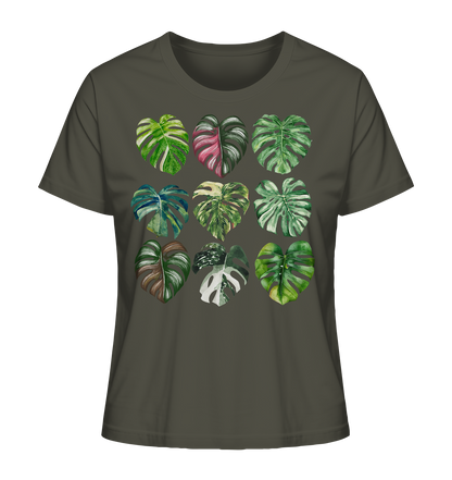 Full of Monstera - Ladies Organic Shirt