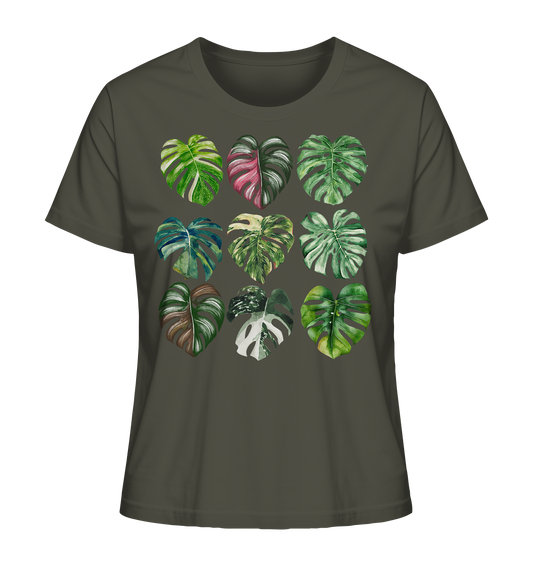 Full of Monstera - Ladies Organic Shirt