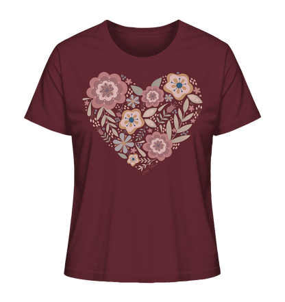 Blooming Heart - Ladies Organic Shirt