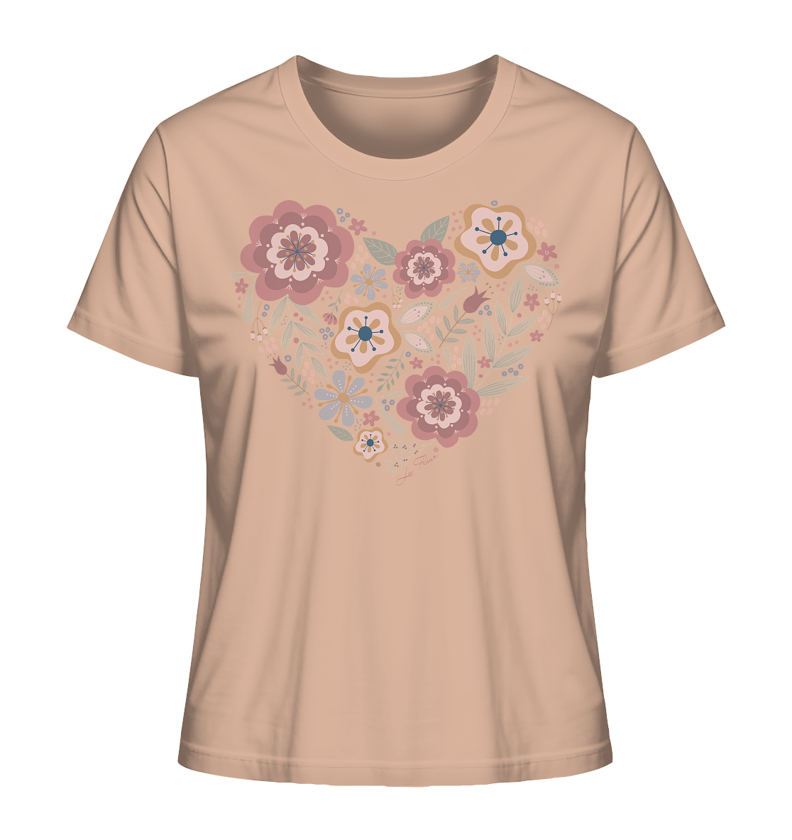 Blooming Heart - Ladies Organic Shirt