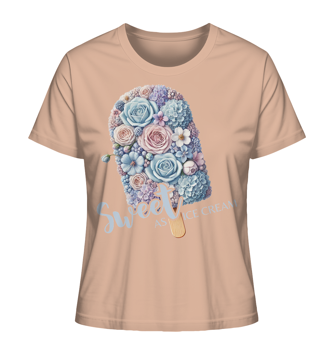 Sweet as Ice Cream - Ladies Organic Shirt