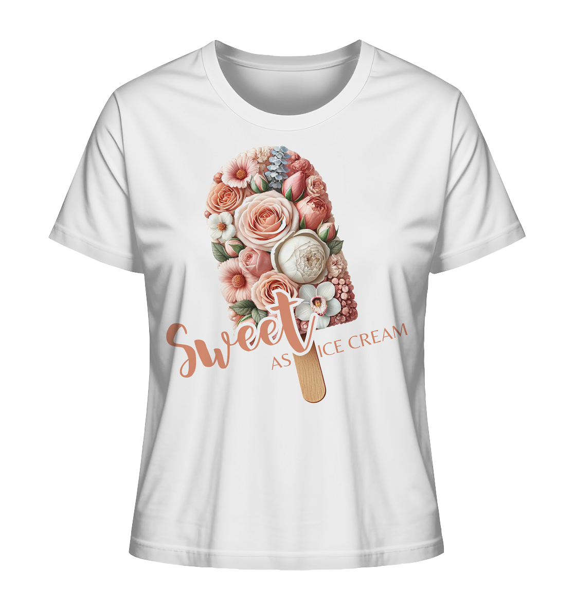 Sweet as Ice Cream - Ladies Organic Shirt