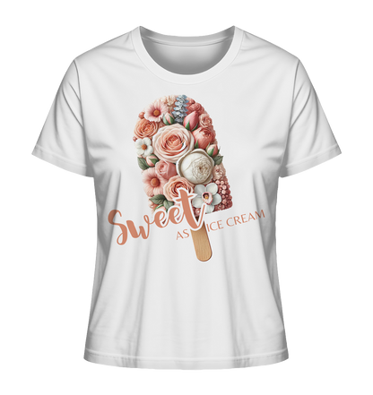 Sweet as Ice Cream - Ladies Organic Shirt