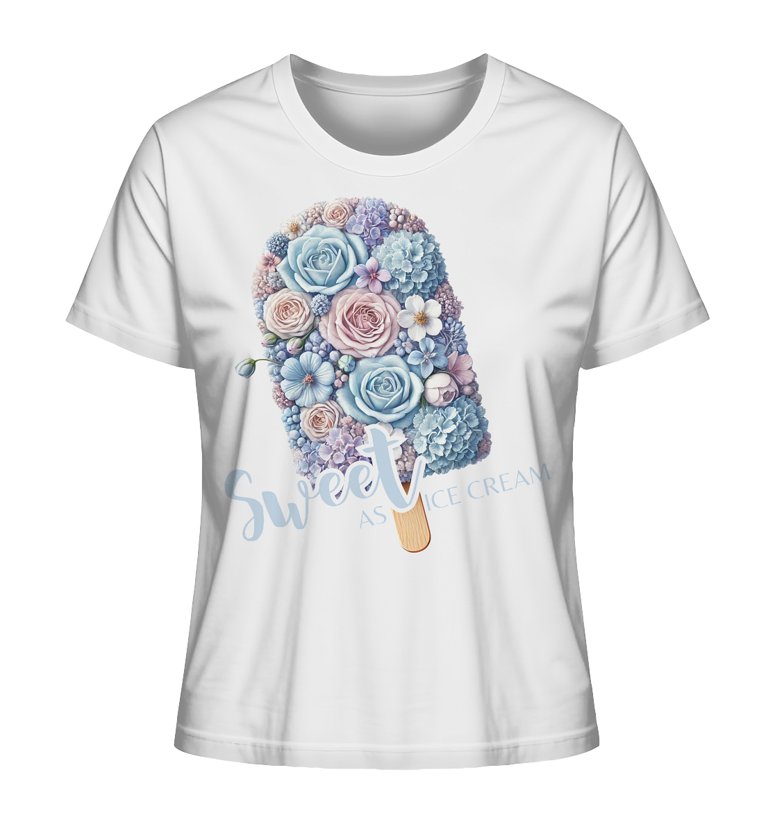 Sweet as Ice Cream - Ladies Organic Shirt
