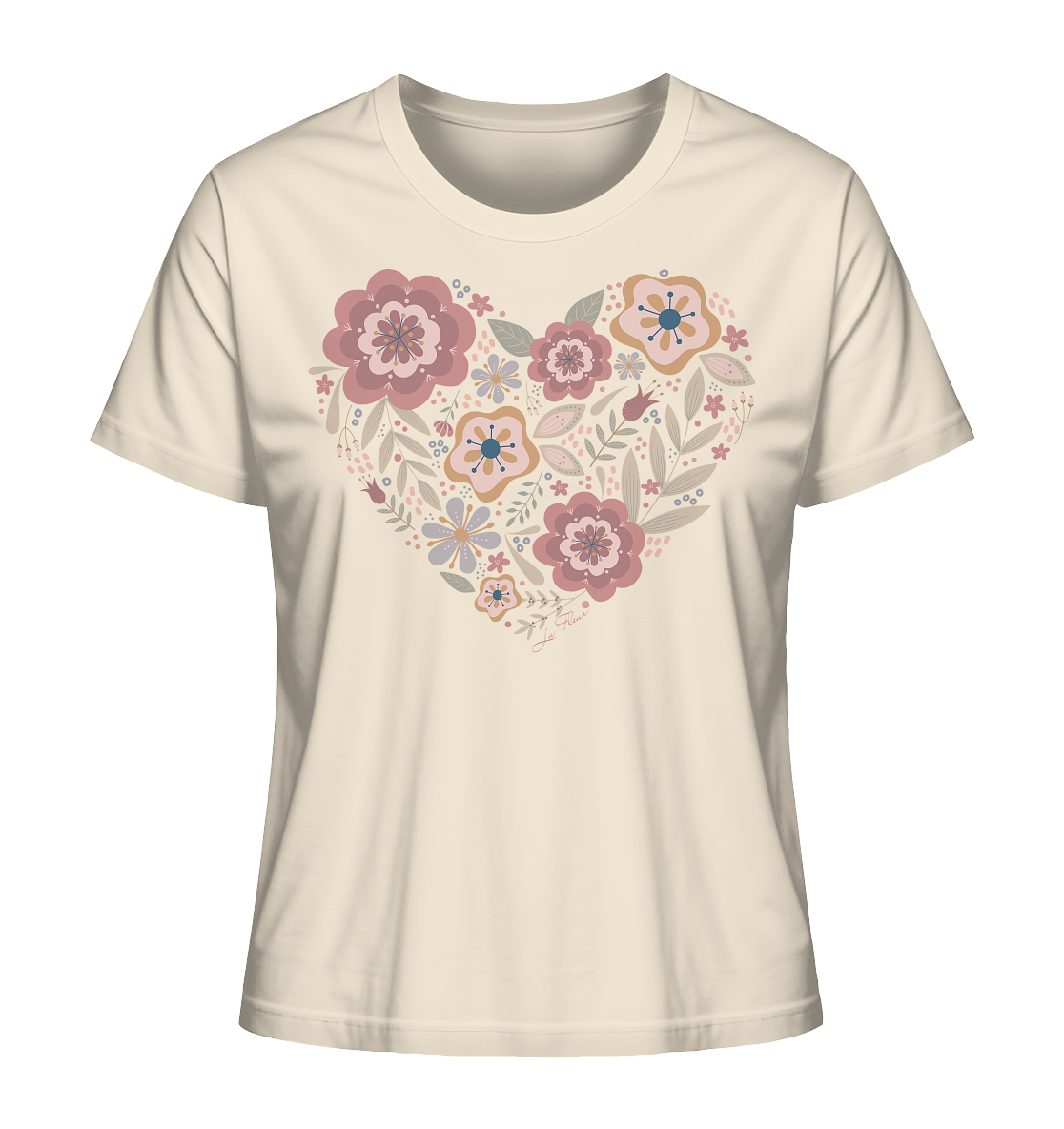 Blooming Heart - Ladies Organic Shirt