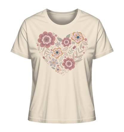 Blooming Heart - Ladies Organic Shirt