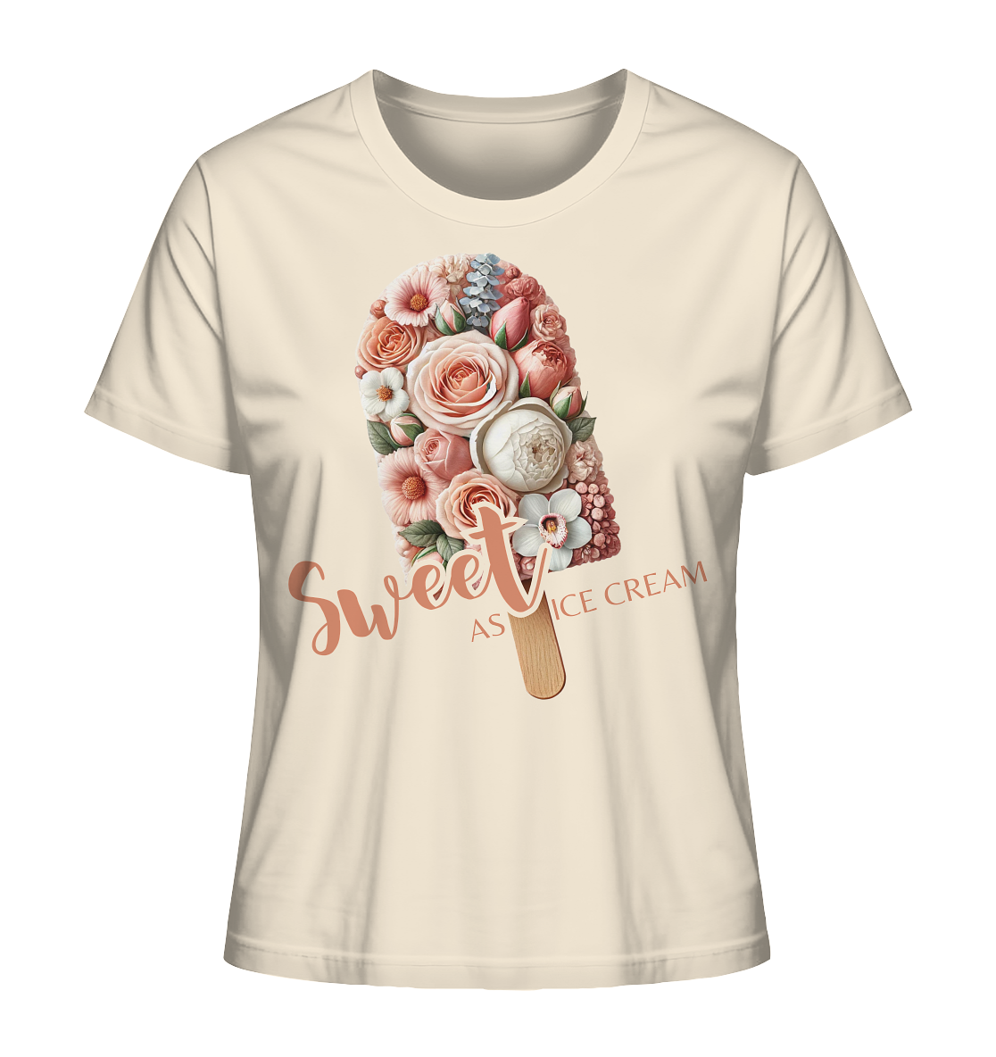 Sweet as Ice Cream - Ladies Organic Shirt