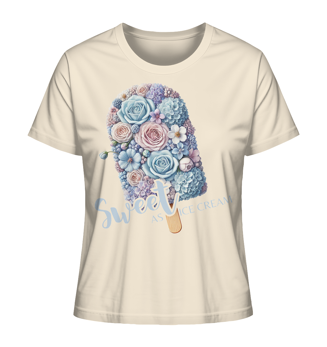 Sweet as Ice Cream - Ladies Organic Shirt