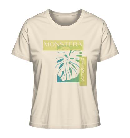 Monstera Vibes - Ladies Organic Shirt