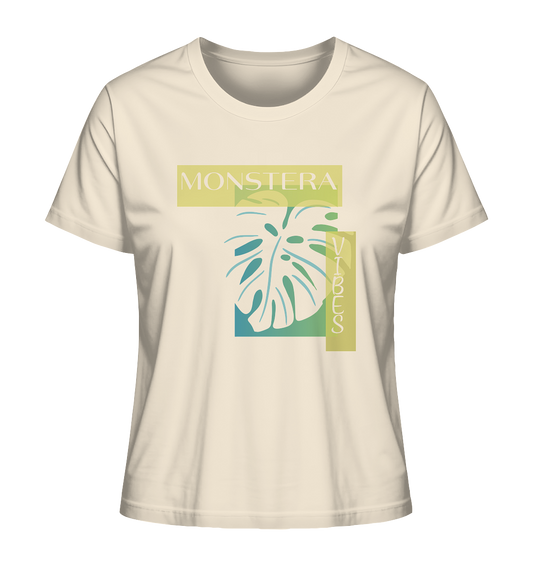 Monstera Vibes - Ladies Organic Shirt
