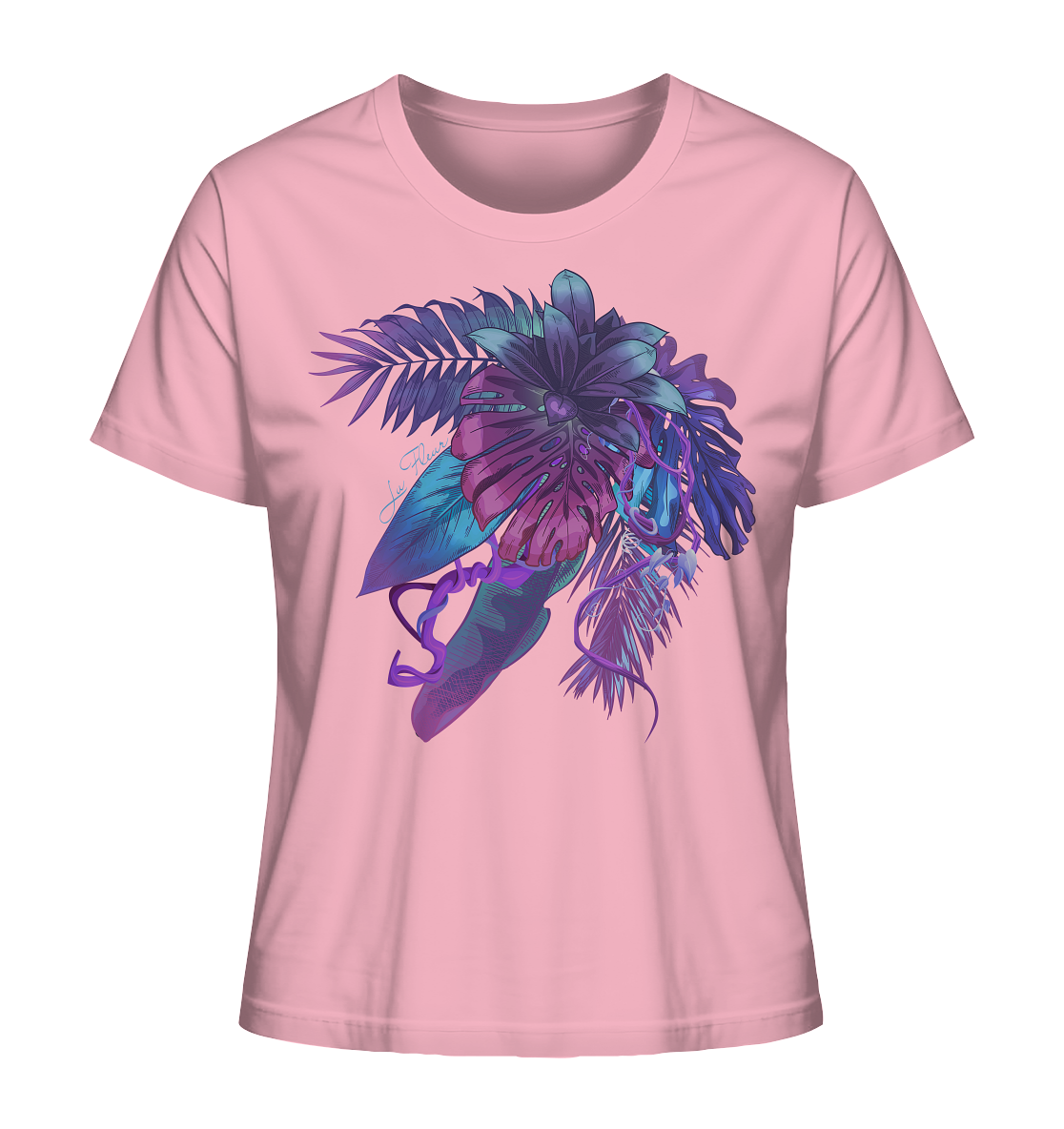 Purple Jungle - Ladies Organic Shirt