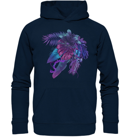 Purple Jungle - Organic Basic Hoodie