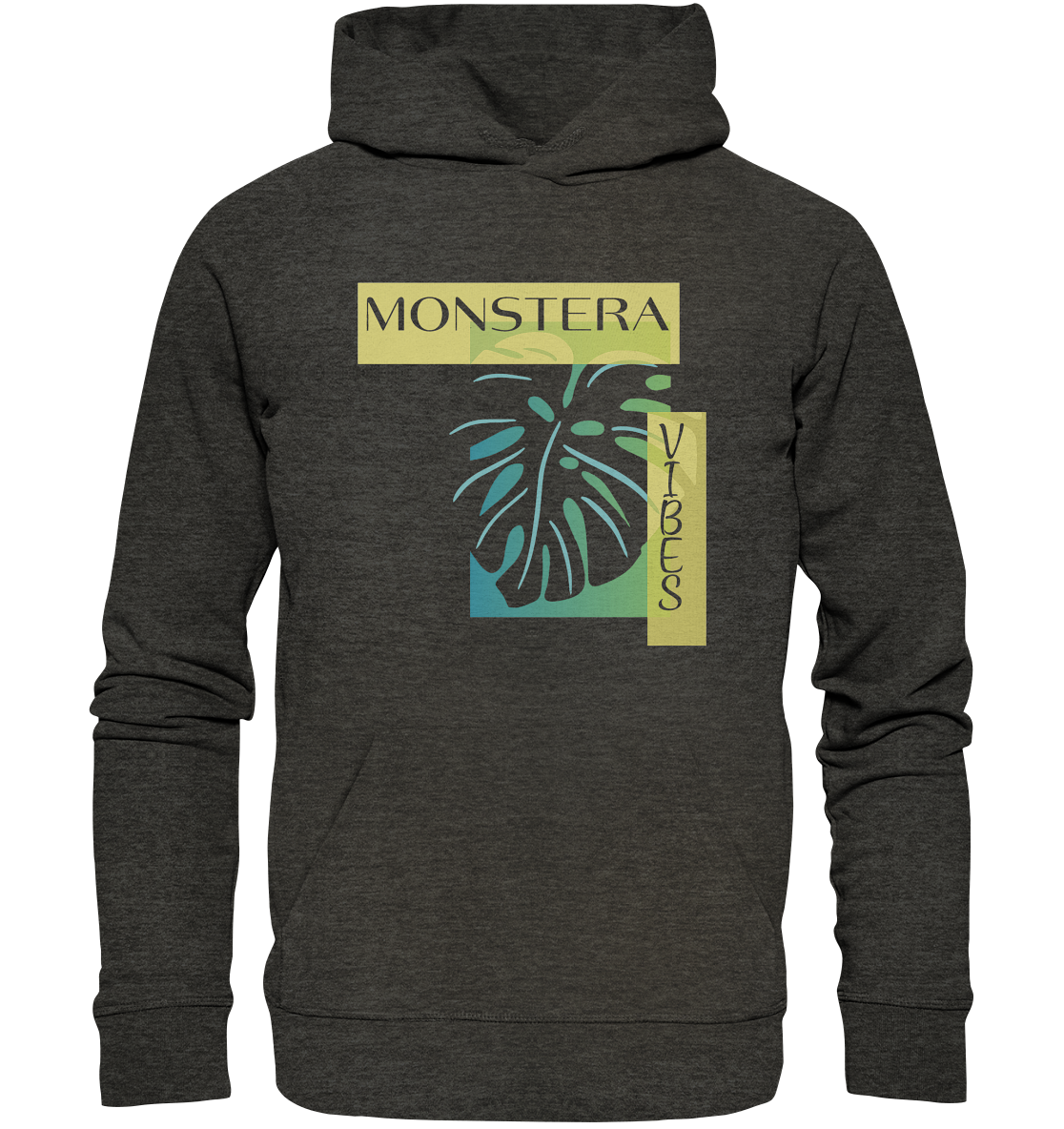 Monstera Vibes - Organic Basic Hoodie