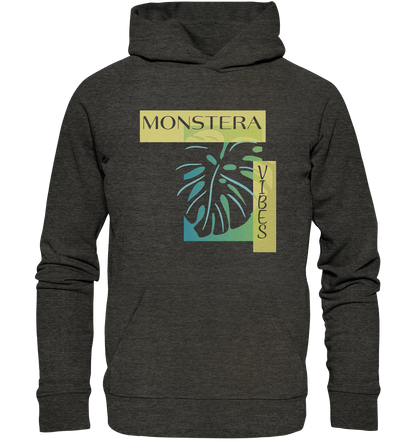 Monstera Vibes - Organic Basic Hoodie