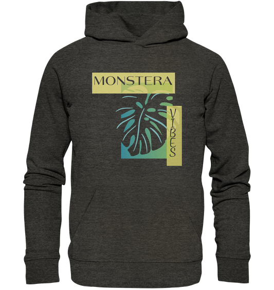 Monstera Vibes - Organic Basic Hoodie