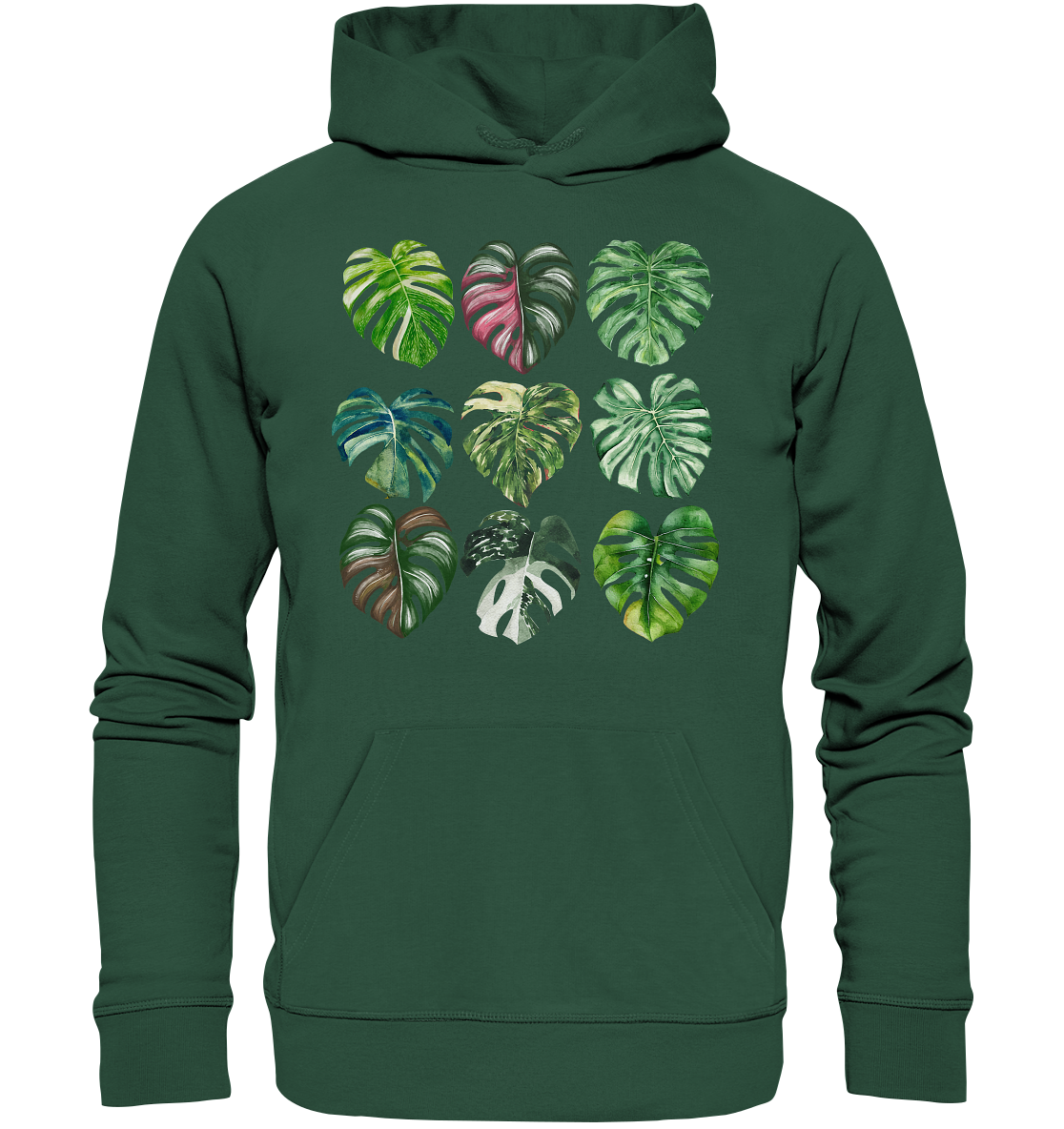 Full of Monstera - Organic Basic Hoodie