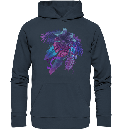 Purple Jungle - Organic Basic Hoodie