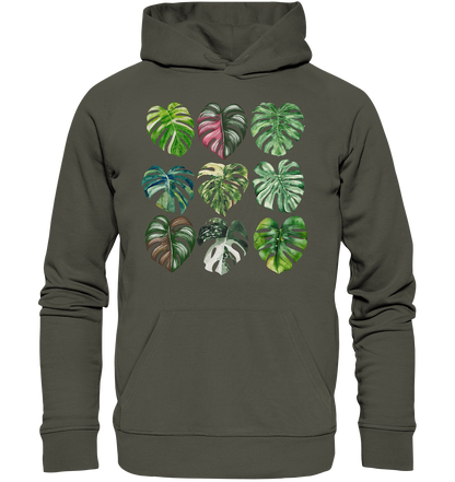 Full of Monstera - Organic Basic Hoodie