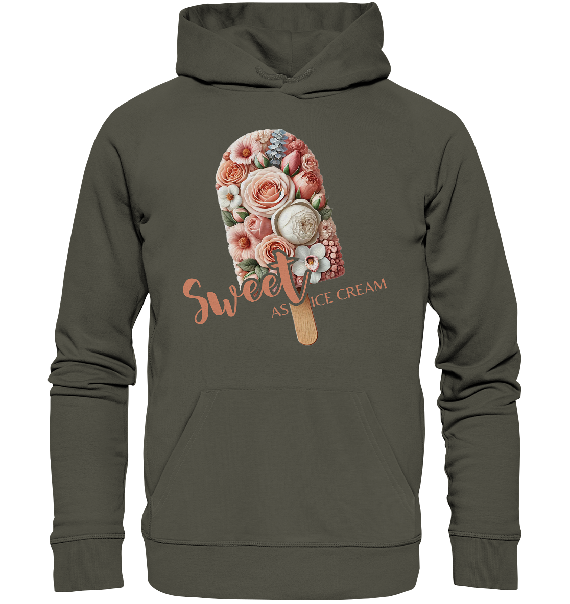 Sweet as Ice Cream - Organic Basic Hoodie