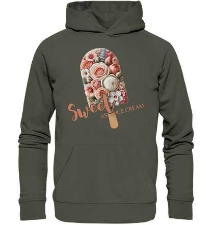 Sweet as Ice Cream - Organic Basic Hoodie