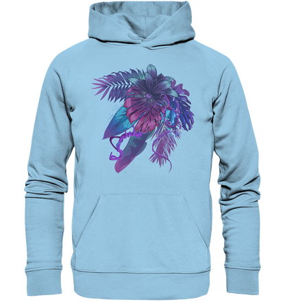 Purple Jungle - Organic Basic Hoodie