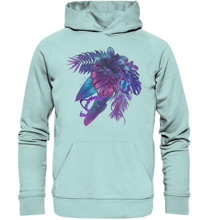 Purple Jungle - Organic Basic Hoodie