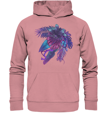 Purple Jungle - Organic Basic Hoodie