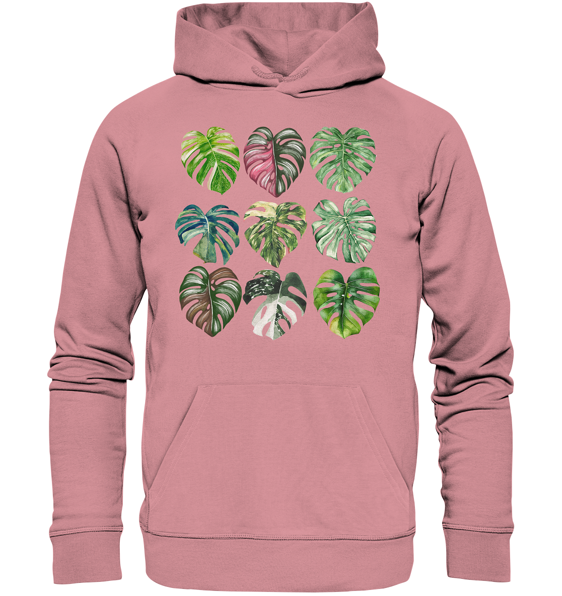 Full of Monstera - Organic Basic Hoodie