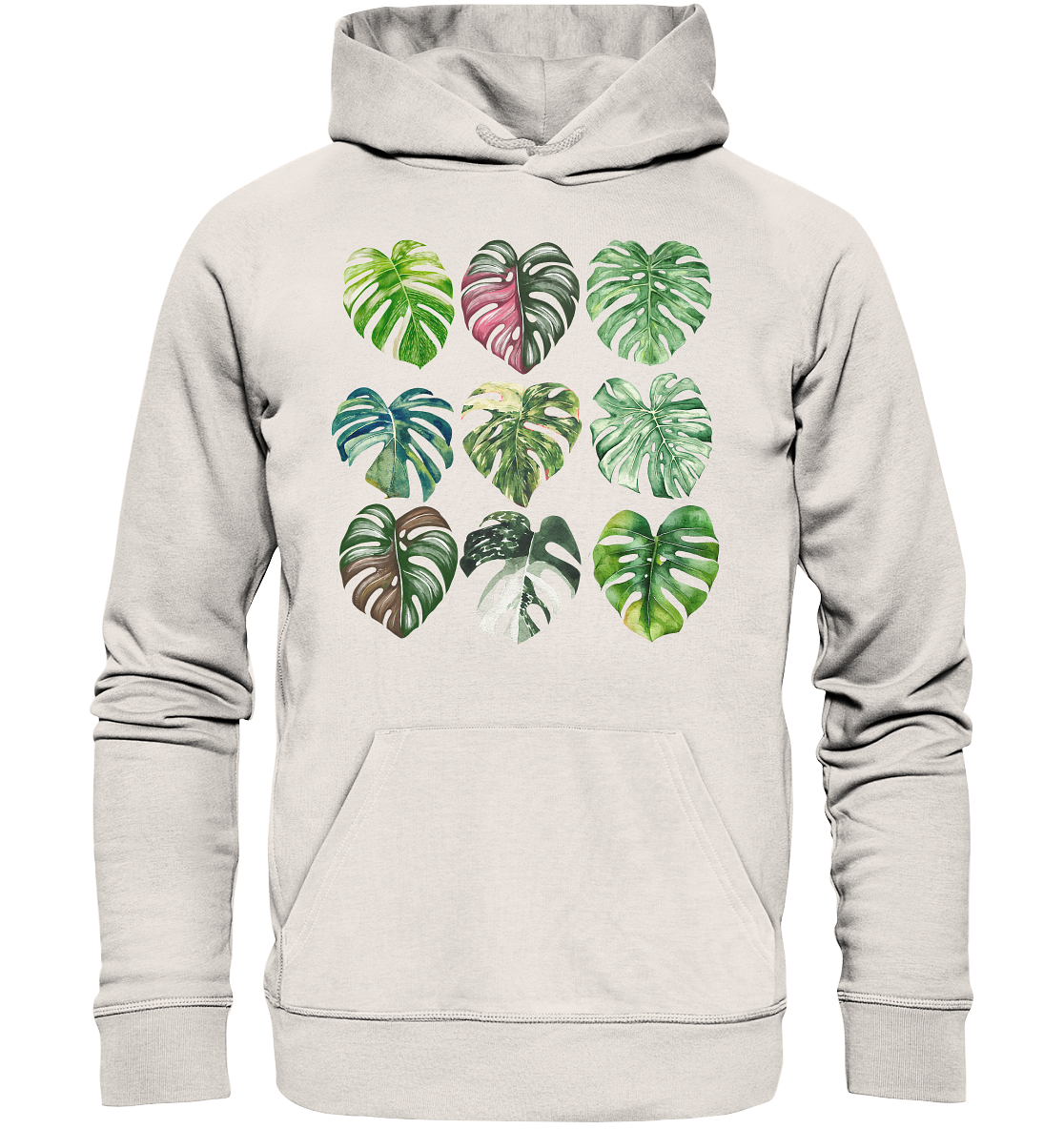 Full of Monstera - Organic Basic Hoodie