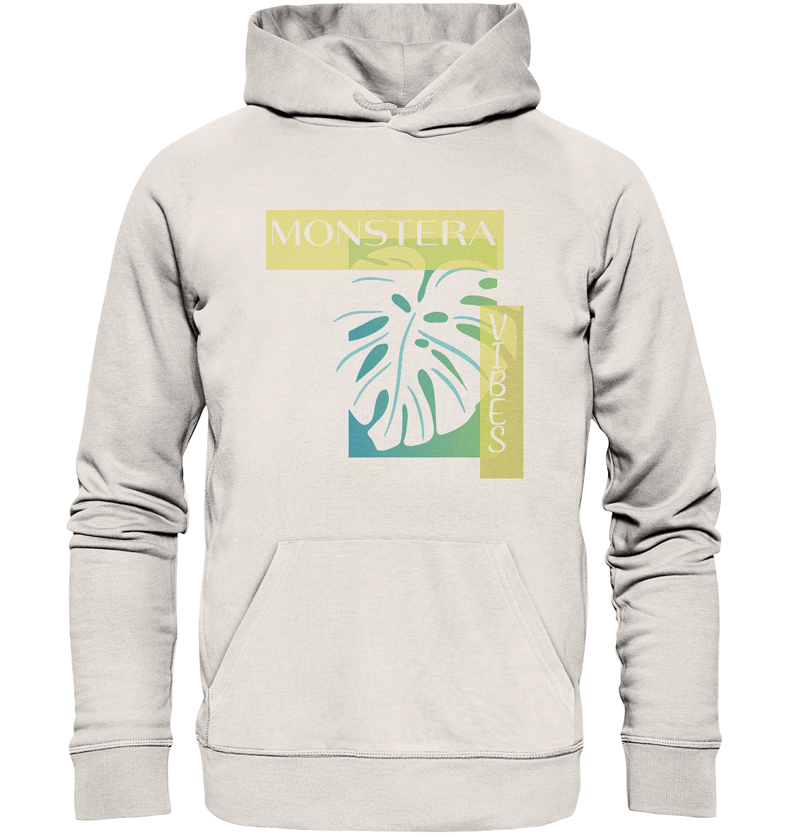 Monstera Vibes - Organic Basic Hoodie