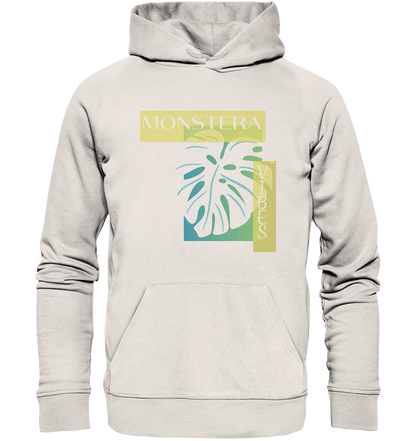 Monstera Vibes - Organic Basic Hoodie