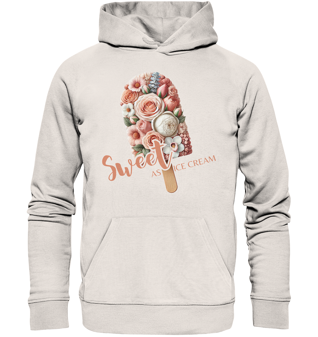 Sweet as Ice Cream - Organic Basic Hoodie