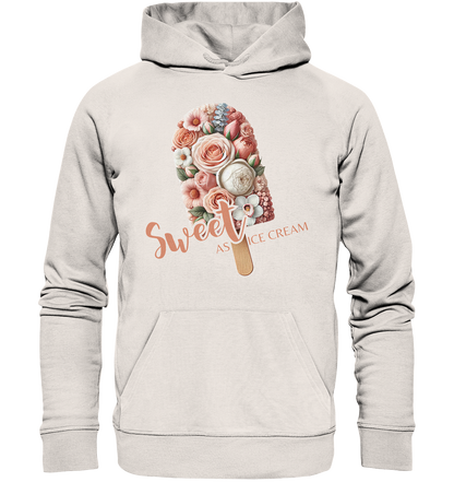 Sweet as Ice Cream - Organic Basic Hoodie