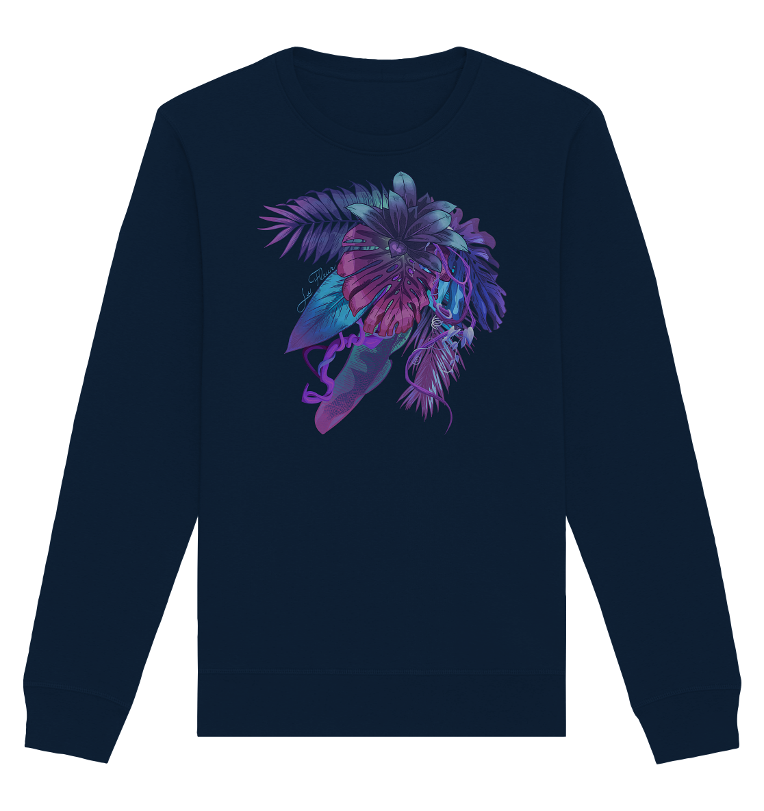 Purple Jungle - Organic Basic Unisex Sweatshirt