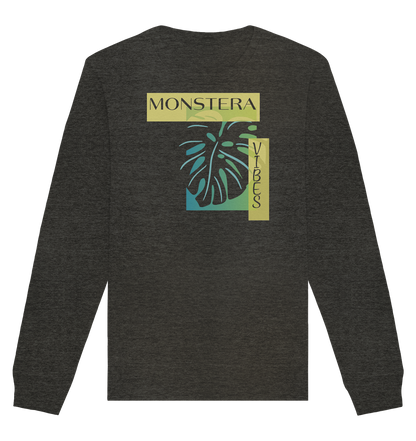Monstera Vibes - Organic Basic Unisex Sweatshirt