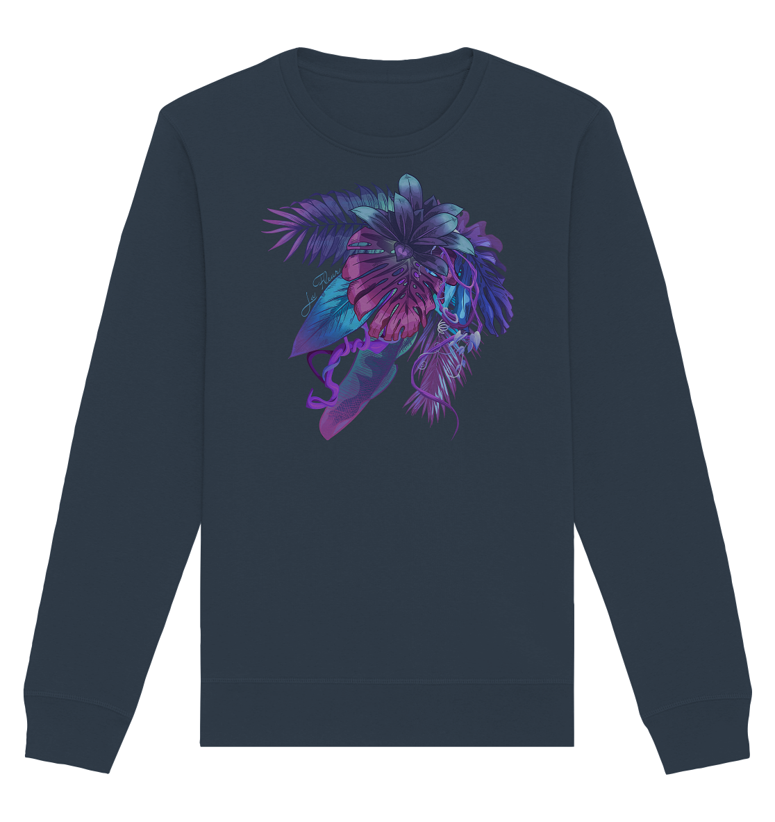 Purple Jungle - Organic Basic Unisex Sweatshirt