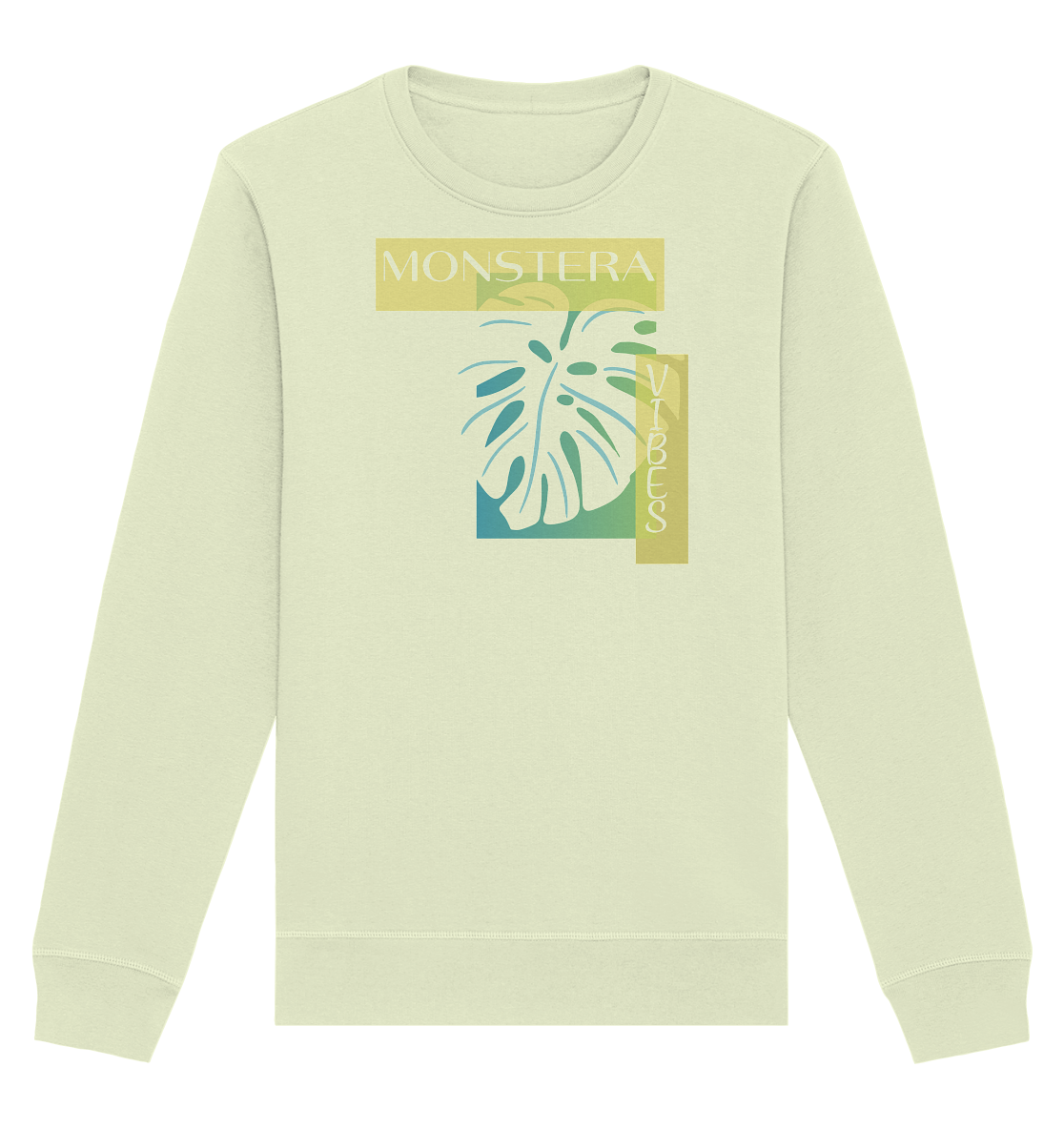 Monstera Vibes - Organic Basic Unisex Sweatshirt