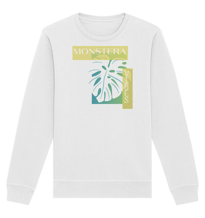 Monstera Vibes - Organic Basic Unisex Sweatshirt