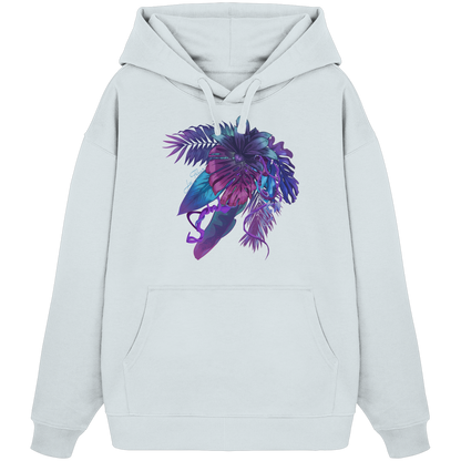 Purple Jungle - Organic Oversize Hoodie