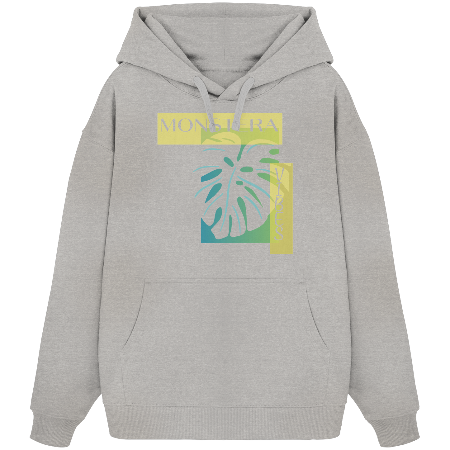Monstera Vibes - Organic Oversize Hoodie