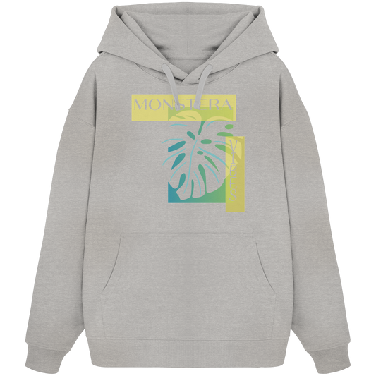 Monstera Vibes - Organic Oversize Hoodie