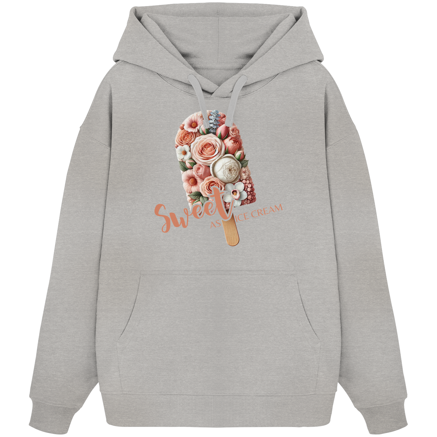 Sweet as Ice Cream - Organic Oversize Hoodie